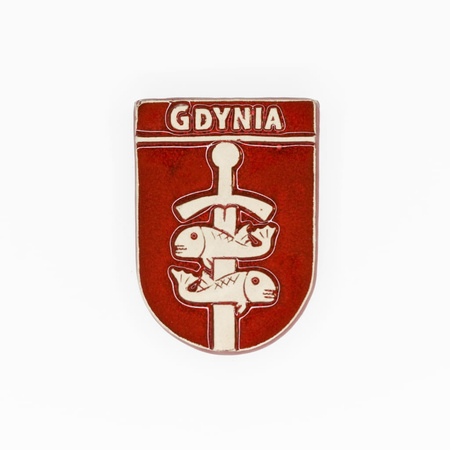 Magnes ceramiczny GDY – Herb Gdynia